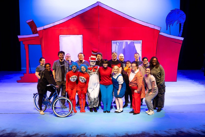 Dress rehearsal for UCM's Theatre & Dance production of "Cat in The Hat" on February 26, 2025 in Highlander Theatre