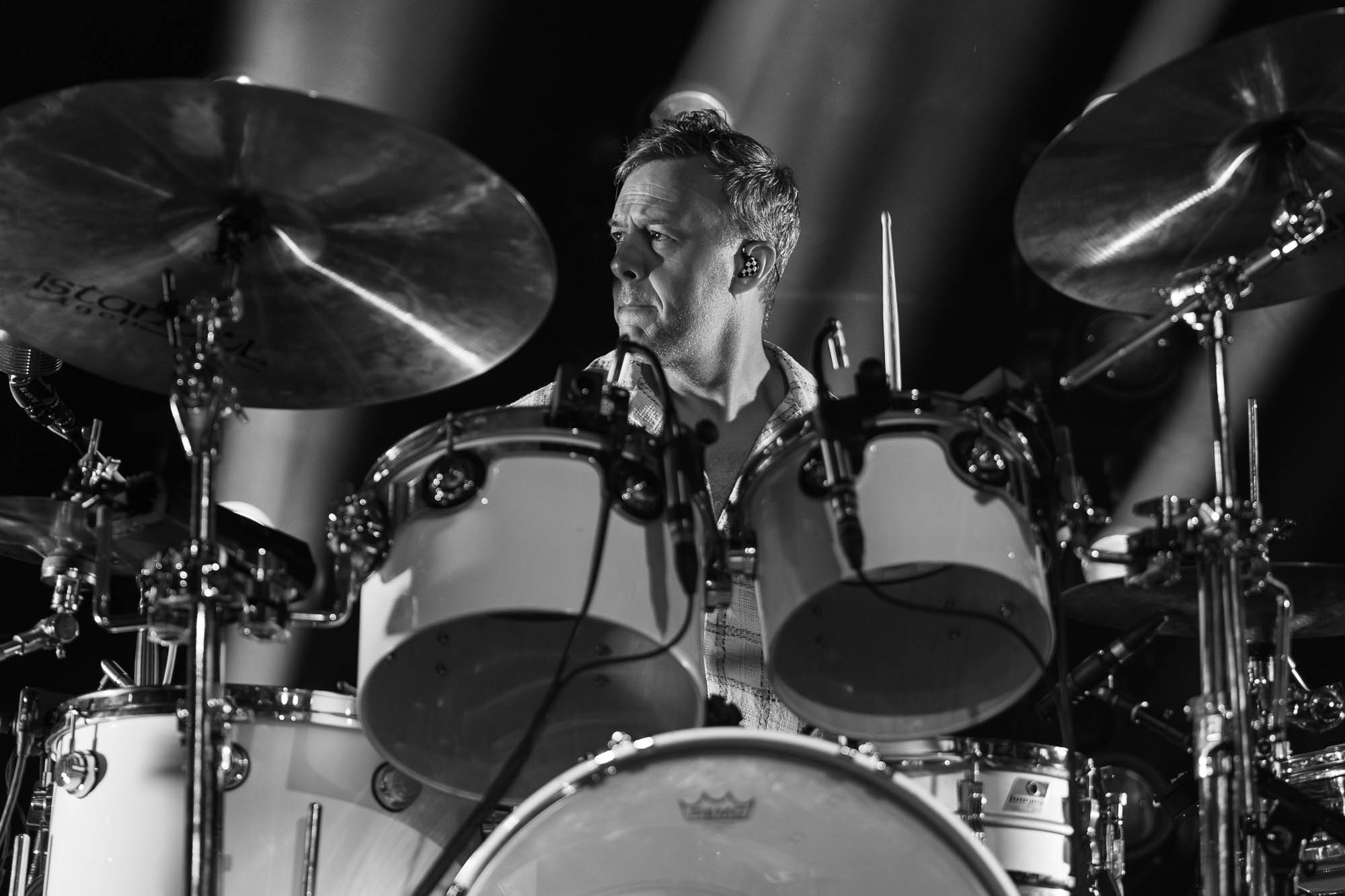Blair SInta, touring drummer of Fitz and the Tantrums