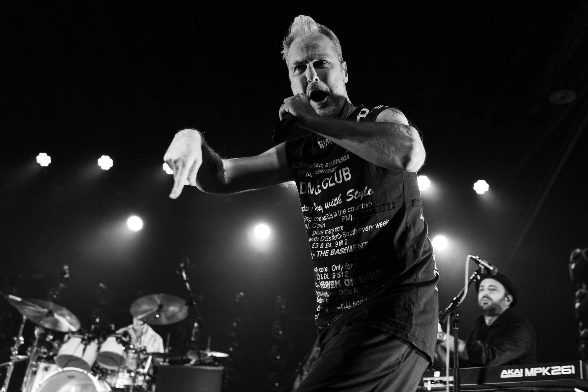 Michael "Fitz" Fitzpatrick, lead vocalist of Fitz and the Tantrums