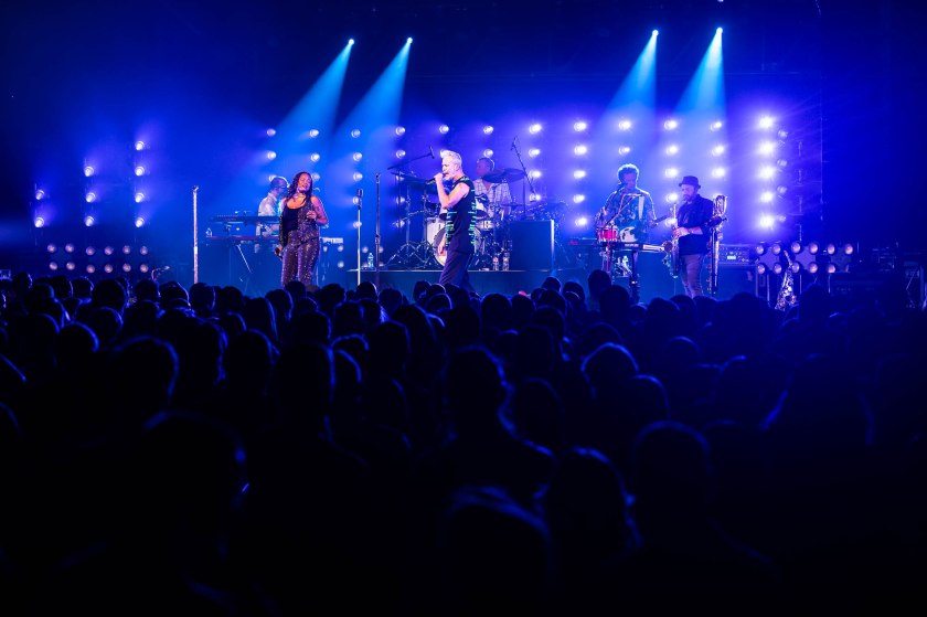 Fitz and the Tantrums performing at The Truman in Kansas City, Missouri on July 31, 2025