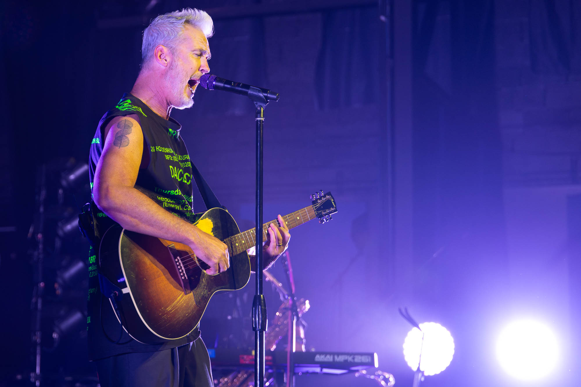 Michael "Fitz" Fitzpatrick, lead vocalist of Fitz and the Tantrums