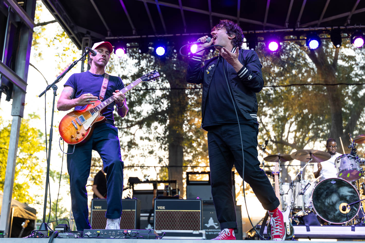 Tim Lopez and Tom Higgenson of the Plain White T's