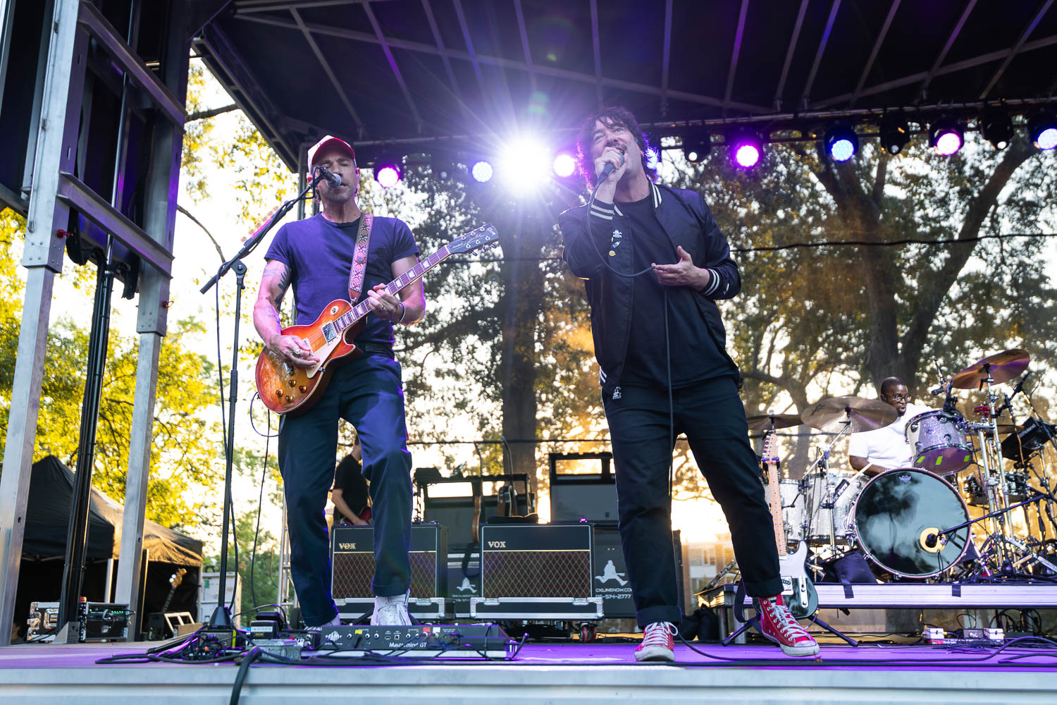 Tim Lopez and Tom Higgenson of the Plain White T's