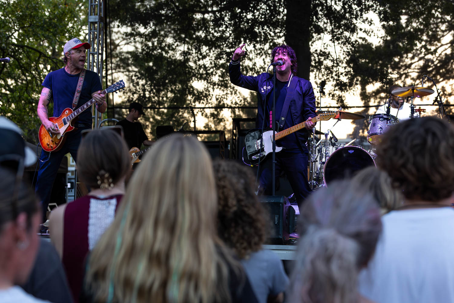 Tim Lopez and Tom Higgenson of the Plain White T's