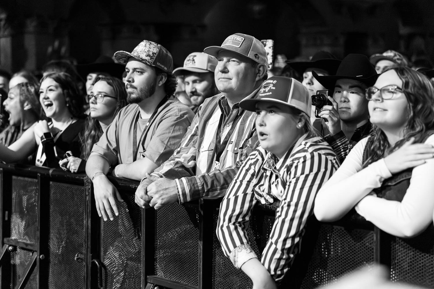 Fans watching Braxton Keith perform